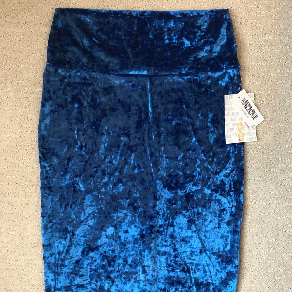 Lularoe Velvet Elegang Cassie Skirt